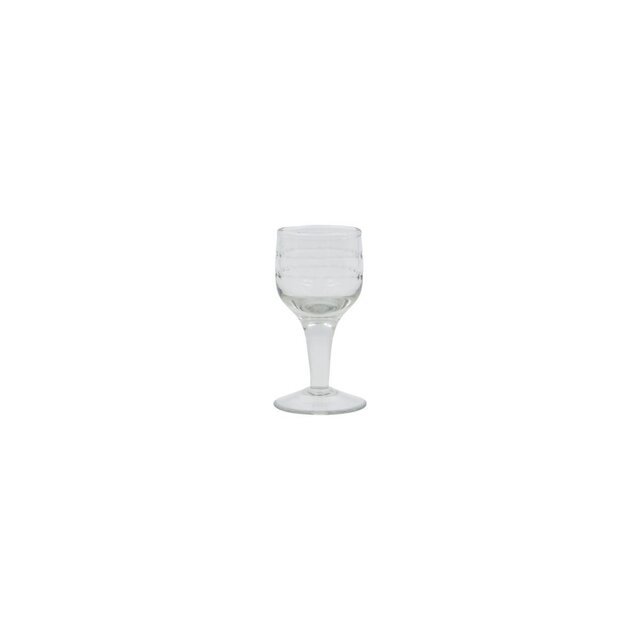 NSONGSE Kleine Likeurglazen Set Van 6 - 100% Loodvrij Kristal - 62ml Port- En Sherryglazen - Elegante Hartvormige Glazen