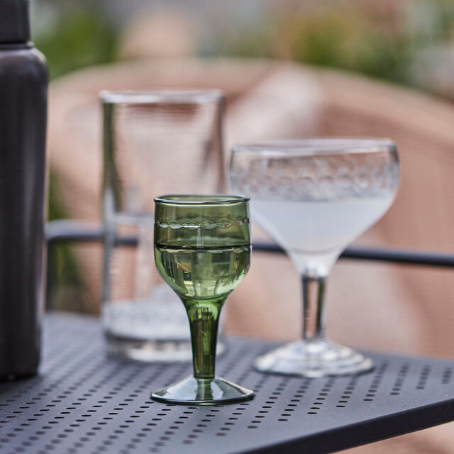 House Doctor Vasos de licor vintage verde juego de 6 piezas - 261600806 House Doctor Vasos de licor vintage verde juego de 6 piezas - 261600806