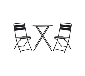 House Doctor Helo bistro set black House Doctor Helo bistro set black