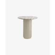 Nordal Mesa de café Erie marfil - 6940