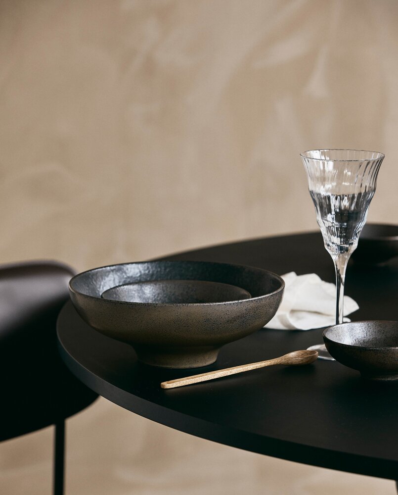 Nordal Inez bowl L black - 6411 Nordal Inez bowl L black - 6411