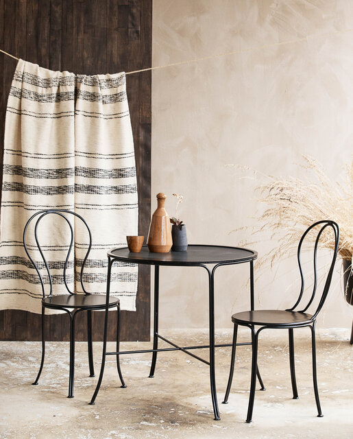 Nordal Table de jardin Aras noire - 6164 Nordal Table de jardin Aras noire - 6164