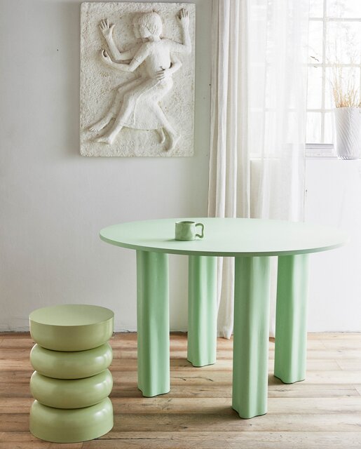Nordal Mesa de comedor Envo verde - 6962
