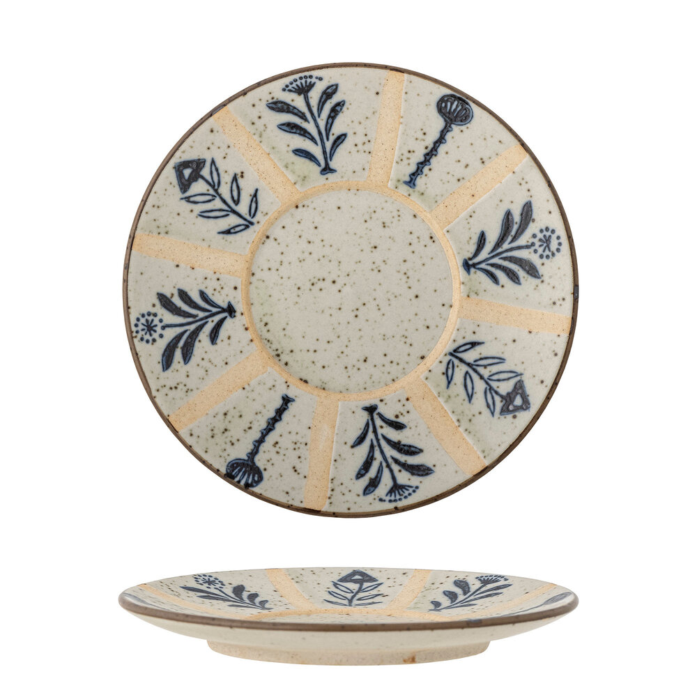 Bloomingville Leonie borden Ø16cm set van 6 stuks - 82060837 Bloomingville Leonie borden Ø16cm set van 6 stuks - 82060837