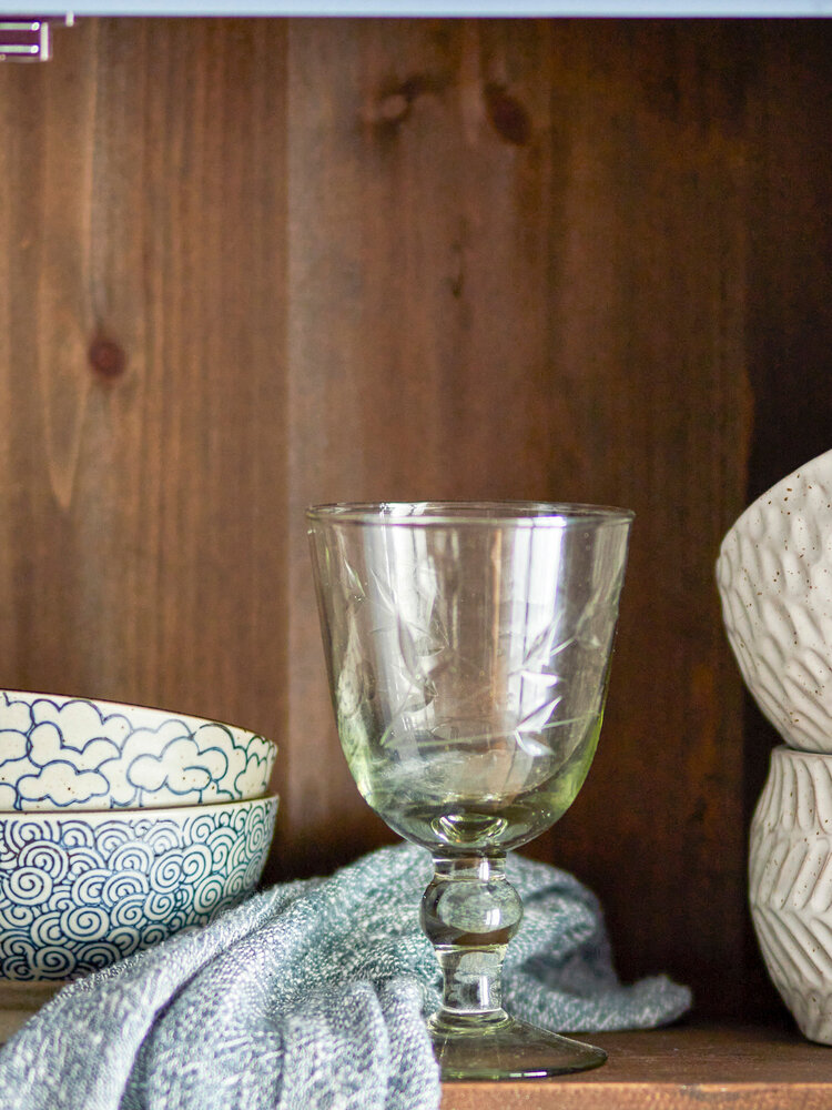 Bloomingville Rhina vinglass sett med 4 - 82066324