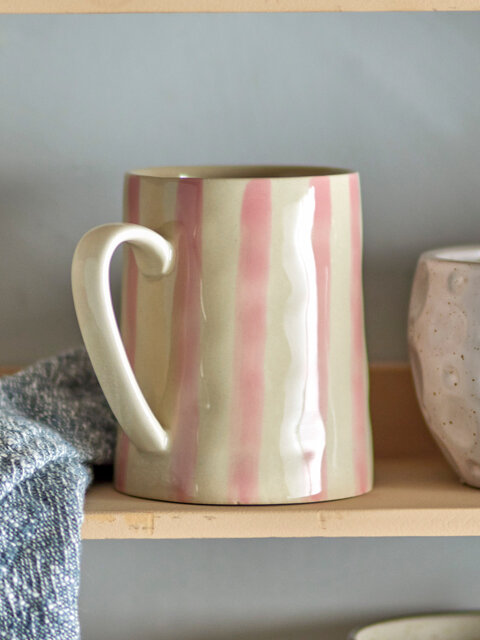 Bloomingville Begonia mugs pink set of 6 pieces - 82060961