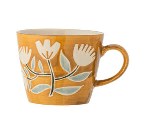 Bloomingville Tangier kopjes oranje set van 6 stuks Bloomingville Tangier kopjes oranje set van 6 stuks