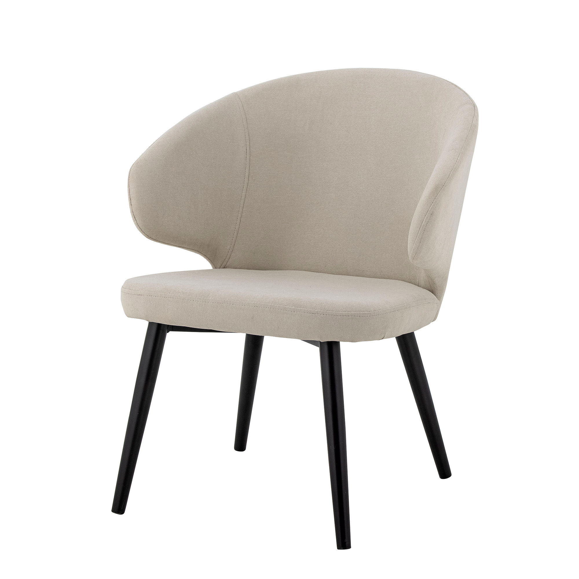 Bloomingville Gray/Black Loon Lounge Chair - 82064236