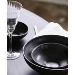 Nordal Inez bowls M black set of 4 pieces - 6410 Nordal Inez bowls M black set of 4 pieces - 6410
