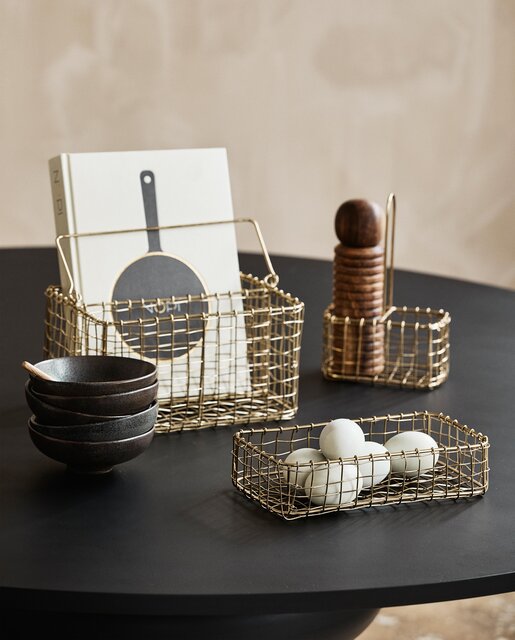 Nordal Inez bowls S black set of 4 pieces