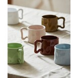 Nordal Wasabi mokken bruin set van 6 stuks - 6968 Nordal Wasabi mokken bruin set van 6 stuks - 6968