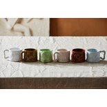 Nordal Wasabi mokken bruin set van 6 stuks - 6968 Nordal Wasabi mokken bruin set van 6 stuks - 6968