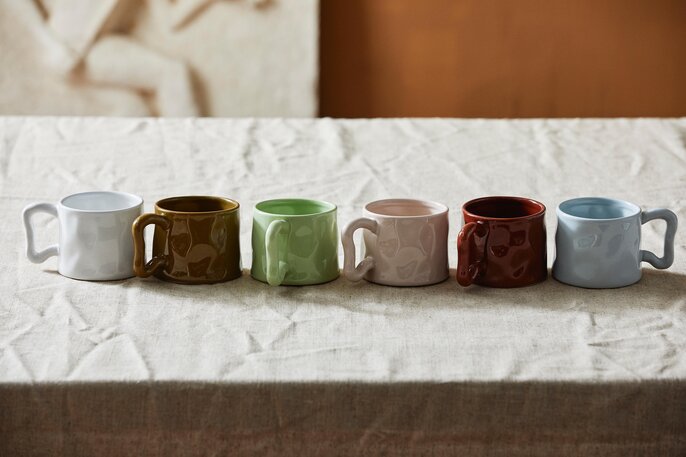 Nordal Wasabi-Becher braun 6er-Set - 6968