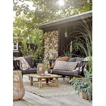 Bloomingville Pavone bank zwart - 82064276 Bloomingville Pavone bank zwart - 82064276