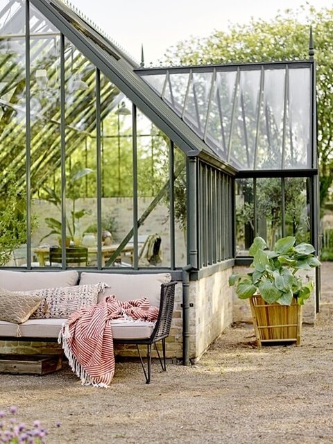 Bloomingville Mundo soffa svart 175x72x74 cm