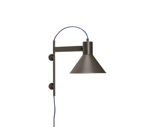Hubsch Lampada da parete da studio marrone Hubsch Lampada da parete da studio marrone