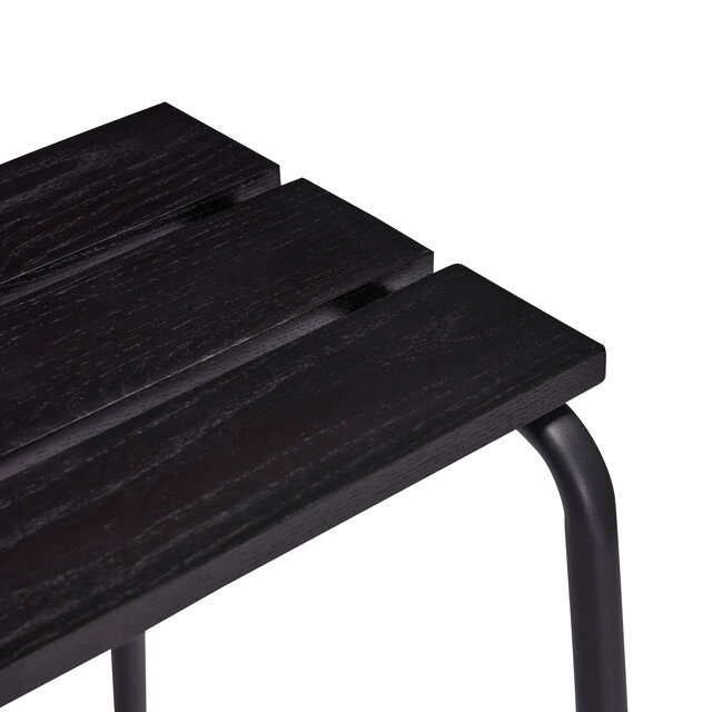 Hubsch Stelzen-Barhocker schwarz - 991910