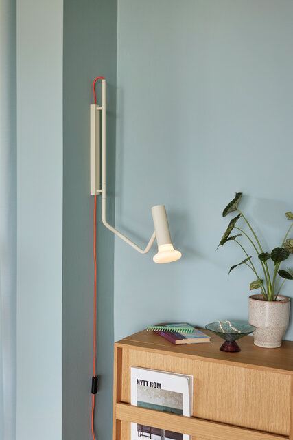 Hubsch Lampada da parete Wally sabbia - 961905