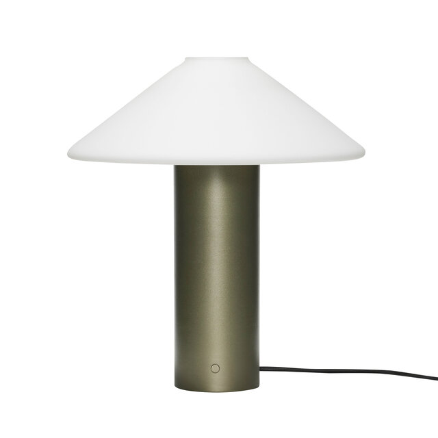 Hubsch Orbit bordslampa mörkgrön - 961901