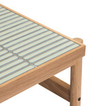 Hubsch Table basse en carrelage menthe/naturel - 881934