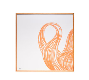 Hubsch Bonjour cadre 80x80cm