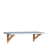 Hubsch Arki Wandregal grau/natur - 881915