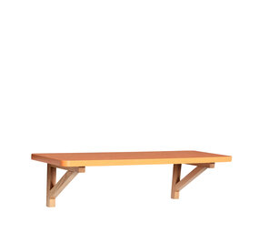 Hubsch Arki wandplank oranje/naturel Hubsch Arki wandplank oranje/naturel