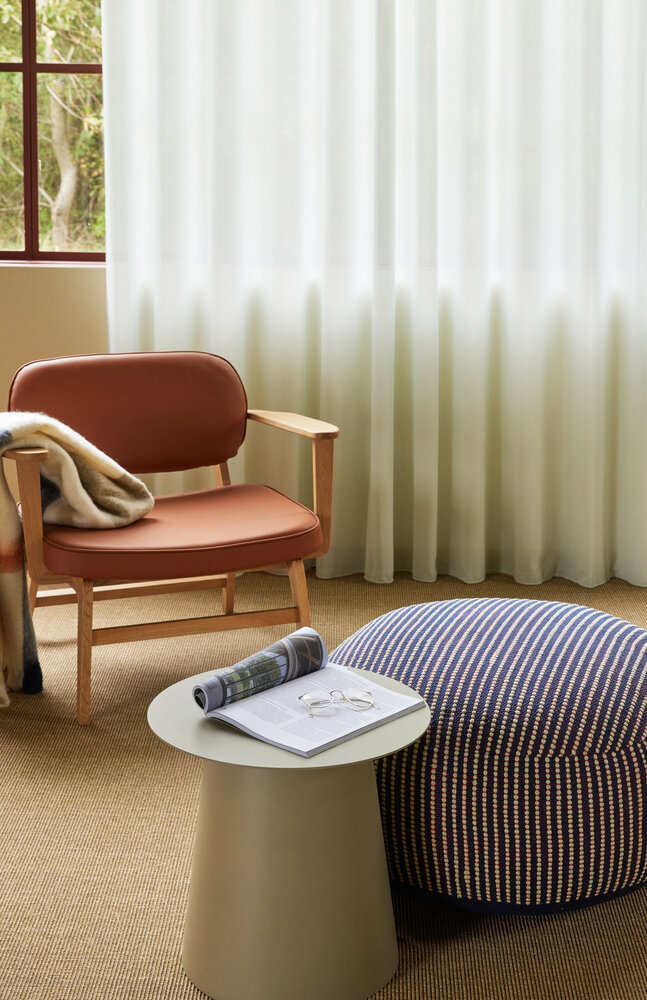 Hubsch Mochi-Hocker blau – 701902 Hubsch Mochi-Hocker blau – 701902