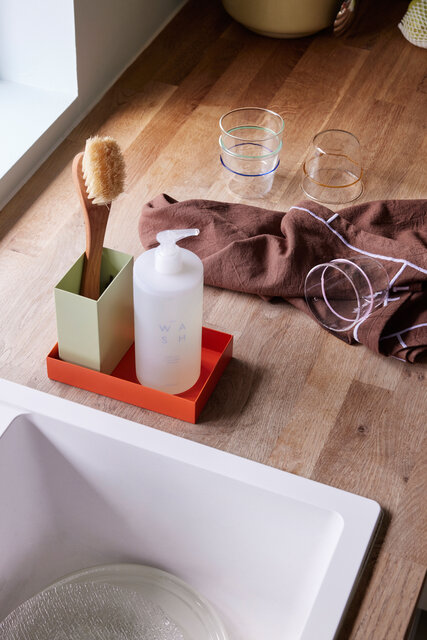 Hubsch Orbit glass gul sett med 6 deler - 661901