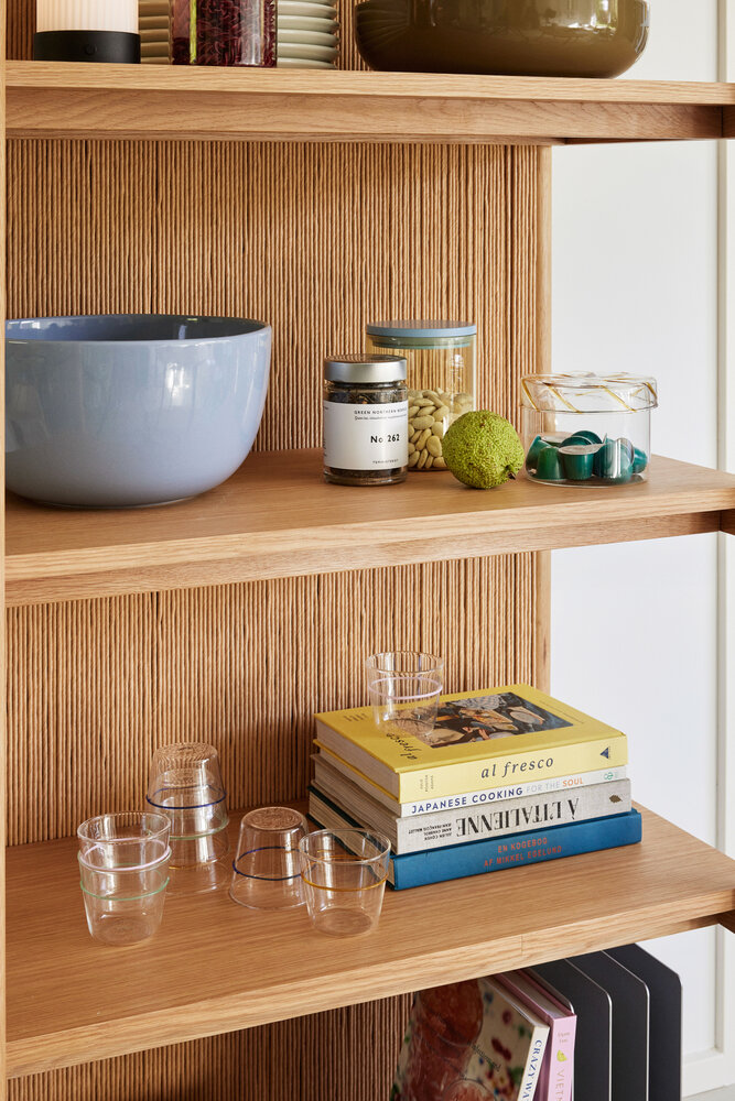 Hubsch Orbit glass gul sett med 6 deler - 661901 Hubsch Orbit glass gul sett med 6 deler - 661901