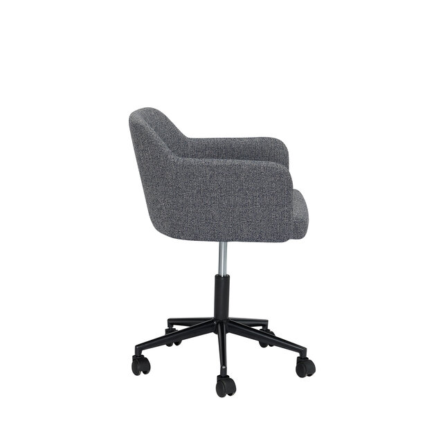 Hubsch Sedia da ufficio Rest grigia - 391906