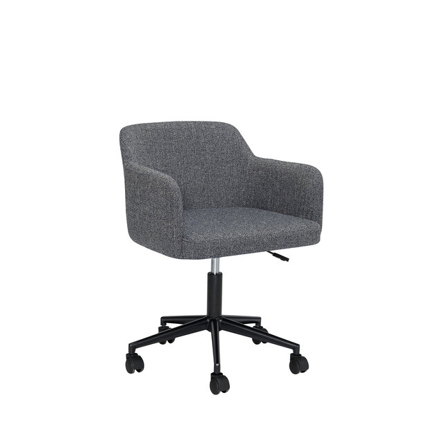 Hubsch Sedia da ufficio Rest grigia - 391906