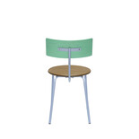 Hubsch Chaise Koi marron/vert/violet - 422003 Hubsch Chaise Koi marron/vert/violet - 422003