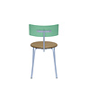Hubsch Sedia Koi marrone/verde/viola - 422003 Hubsch Sedia Koi marrone/verde/viola - 422003