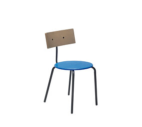 Hubsch Sedia Koi blu/marrone/nera Hubsch Sedia Koi blu/marrone/nera