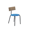 Hubsch Koi chair blue/brown/black - 422002 Hubsch Koi chair blue/brown/black - 422002