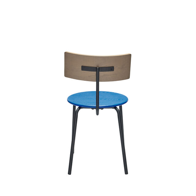Hubsch Koi chair blue/brown/black - 422002