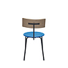 Hubsch Koi stoel blauw/bruin/zwart - 422002 Hubsch Koi stoel blauw/bruin/zwart - 422002