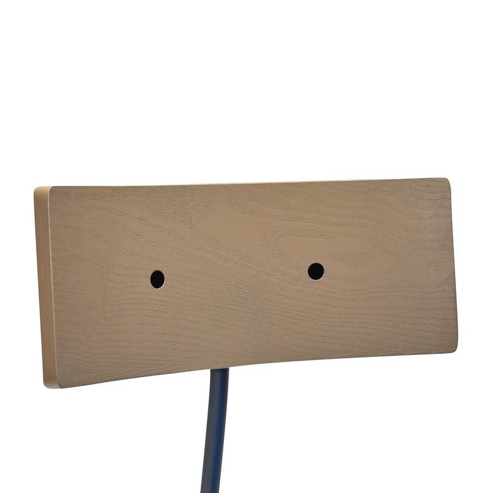 Hubsch Chaise Koi bleu/marron/noir - 422002 Hubsch Chaise Koi bleu/marron/noir - 422002