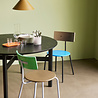 Hubsch Koi chair blue/brown/black - 422002 Hubsch Koi chair blue/brown/black - 422002