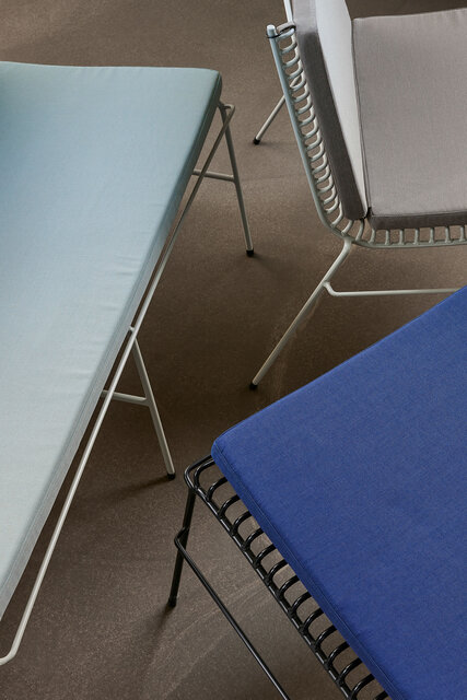 Hubsch Cuscino in corda blu scuro - 141911