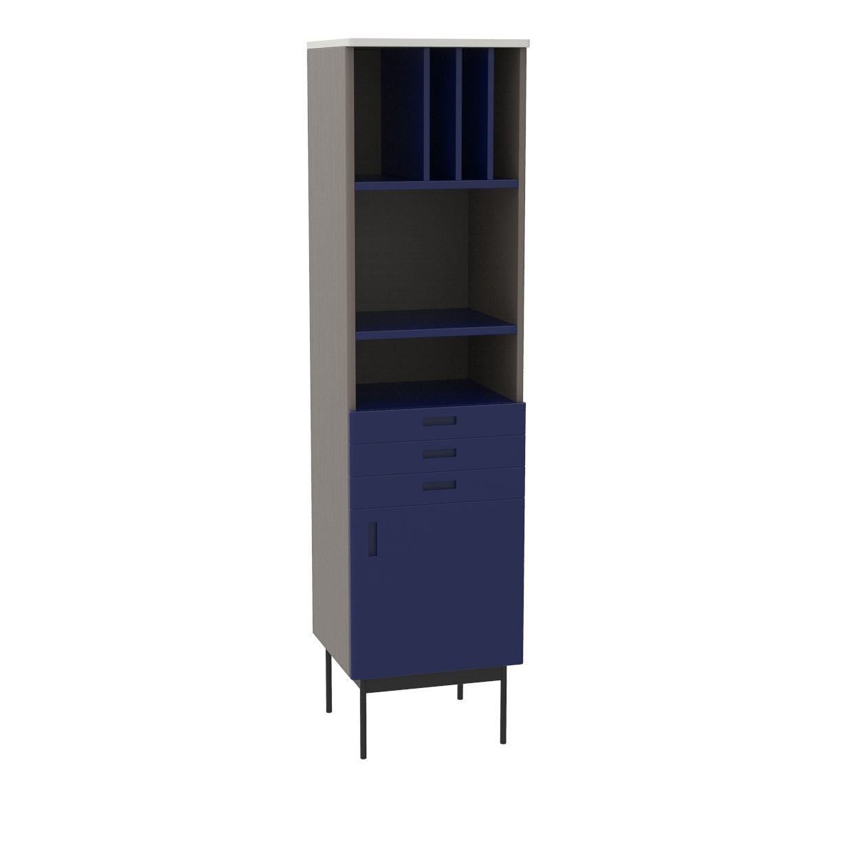 Hubsch Study cupboard dark blue - 021929