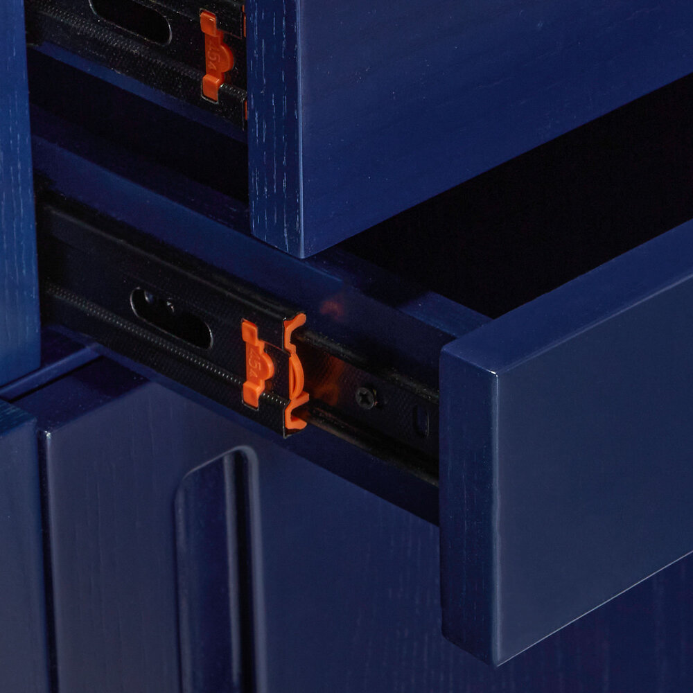 Hubsch Study kast donkerblauw - 021929