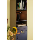 Hubsch Study kast donkerblauw - 021929