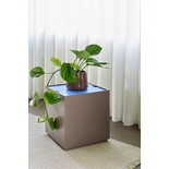 Hubsch Tavolino/contenitore Vault blu/marrone - 021912