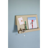 Hubsch Porte-revues mural en pente - 021926