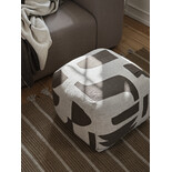 Broste Copenhagen Mundo puf brun/beige - 70030208 Broste Copenhagen Mundo puf brun/beige - 70030208