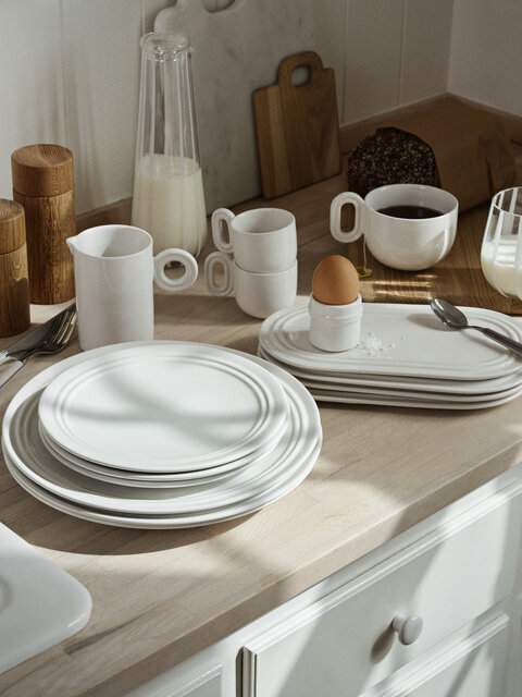 Broste Copenhagen Stevns oval plates set of 4 - 14534010