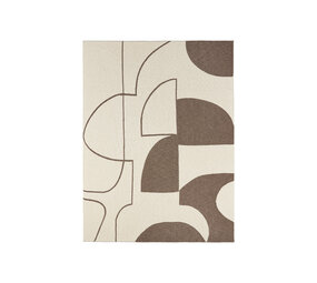 Broste Copenhagen Cuadros Maren marrón/beige Broste Copenhagen Cuadros Maren marrón/beige