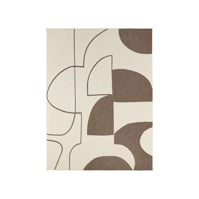 Broste Copenhagen Cuadros Maren marrón/beige - 71010005